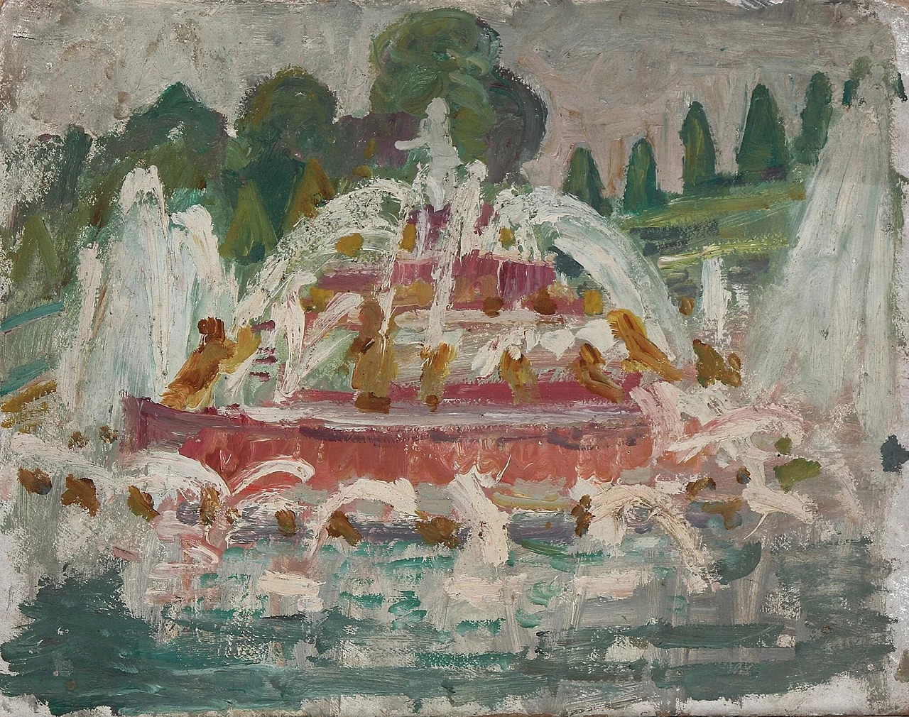Lili Elbe - Bacino della Fontana di Latona al Palazzo di Versailles